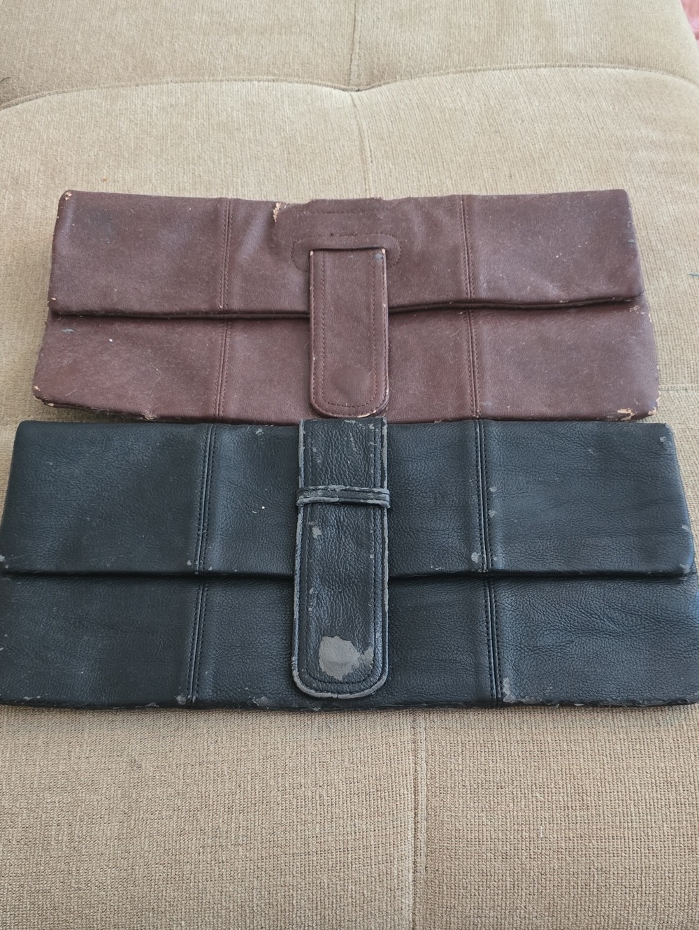 Pair Of Fold-Over Clutch Purses